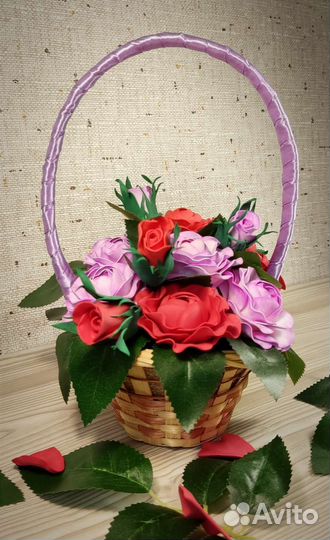 Светильник - ночник цветы на подарок ручной работы