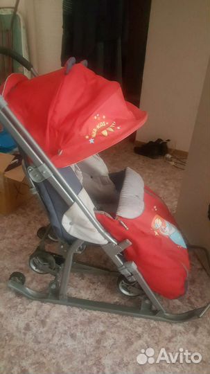 Коляска санки