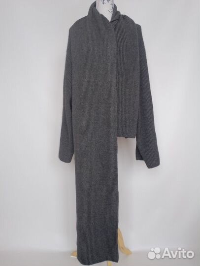 Кардиган Bazilika с шарфом кашемировый