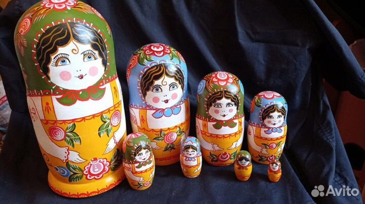 Русские матрёшки ручной работы
