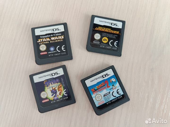 Картриджи на nintendo ds/3ds