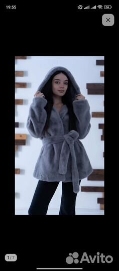 Искусственная шуба под норку 50-52