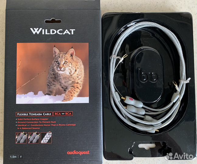 Фонокабель AudioQuest Tonearm Wildcat (1,5 м)