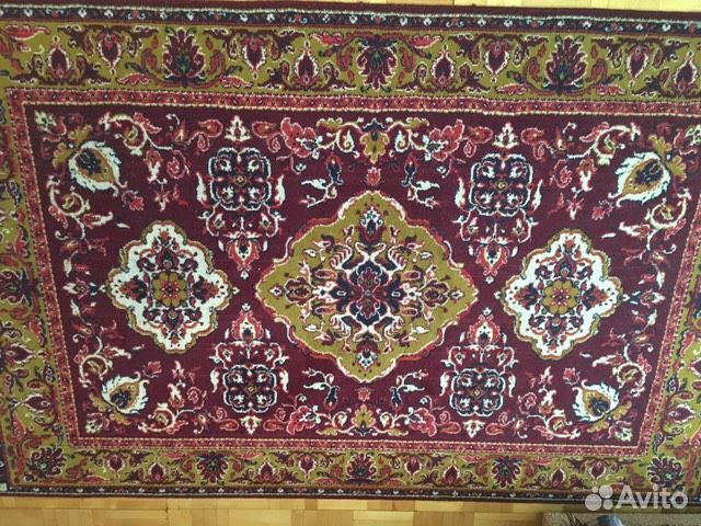 Ковёр шерстяной натуральный