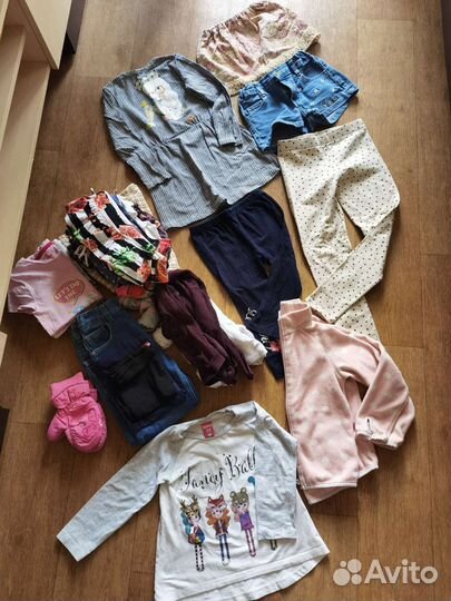 Одежда для девочки пакетом 110 116
