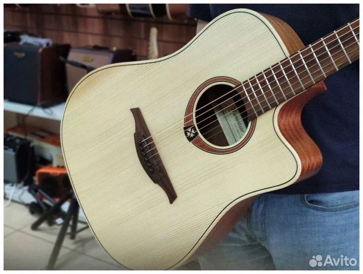Акустическая гитара LAG T70D nat