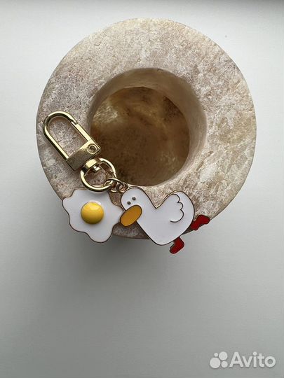 Брелок Озорной Гусь с яичницей