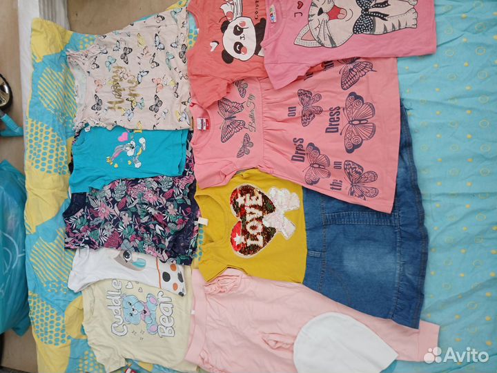 Детские вещи на девочку пакетом 86 92