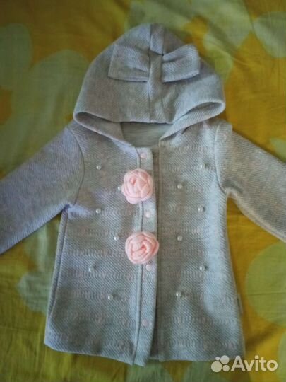 Кардиган для девочки 80 86