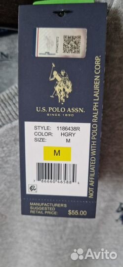 Толстовка мужская U.S. polo assn