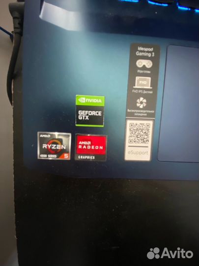 Ноутбук lenovo gaming 3 15ahr05