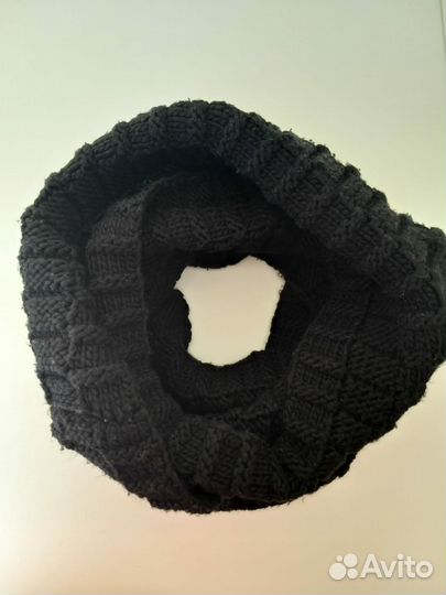 Шарфы снуд (хомут) вязаный, палантин