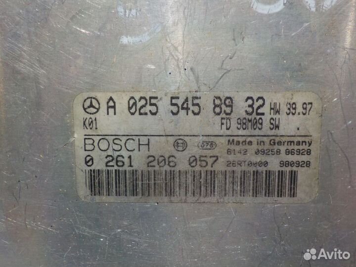 Блок управления двигателем Мерседес Бенц W220 S-кл