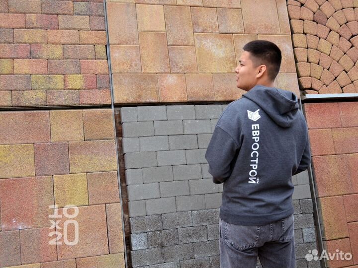 Тротуарная плитка, бордюры, газонная решетка