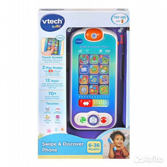 Игрушка Телефон Листай и изучай Vtech 80-537626