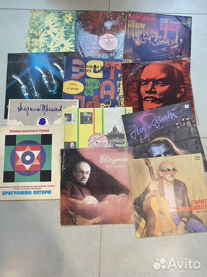 Виниловые пластинки СССР