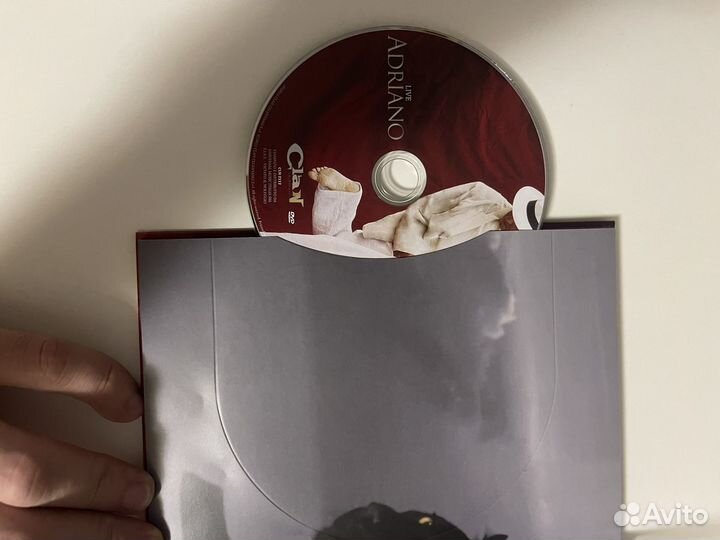 DVD диск adriano live (коллекционное издание)