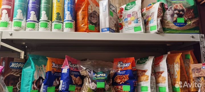 Товары для грызунов и попугаев