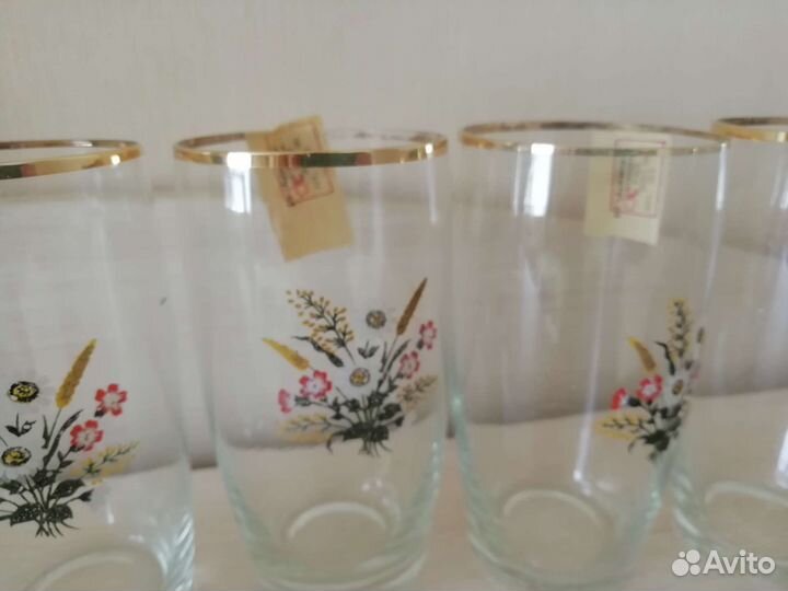 Новый набор стаканов СССР