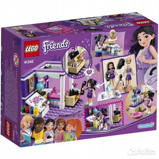 Конструктор lego Friends Комната Эммы 183 детали