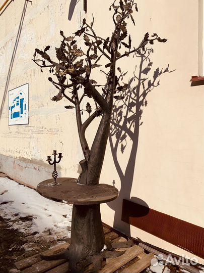 Кованое мзделие дерево дуб