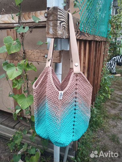 Cумка вязанная Магнолия