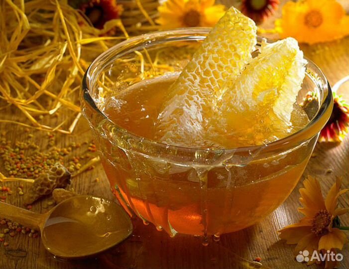 Мед, соты, забрус