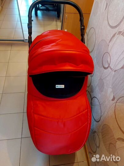 Коляска 2 в 1 эко кожа