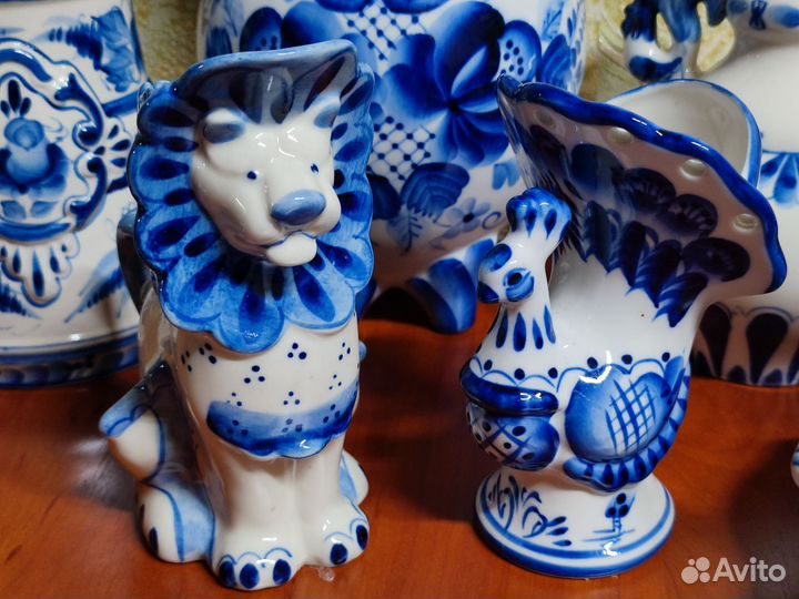 Посуда Гжель