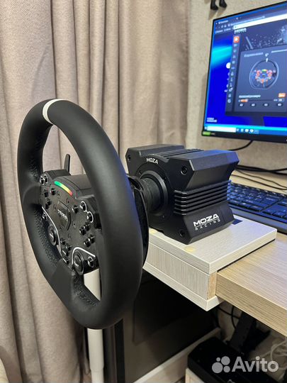 Комплект Moza r5, руль ES, педали SR-P