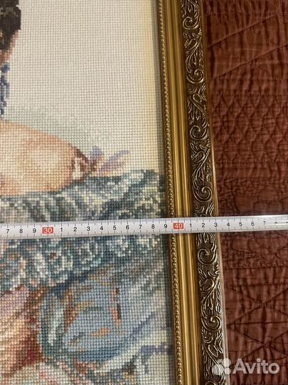 Наталья Гончарова картина вышитая крестиком -43/63