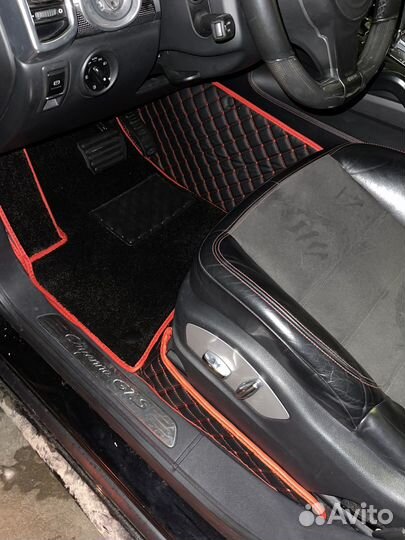 Кожанные коврики porsche caynne 958