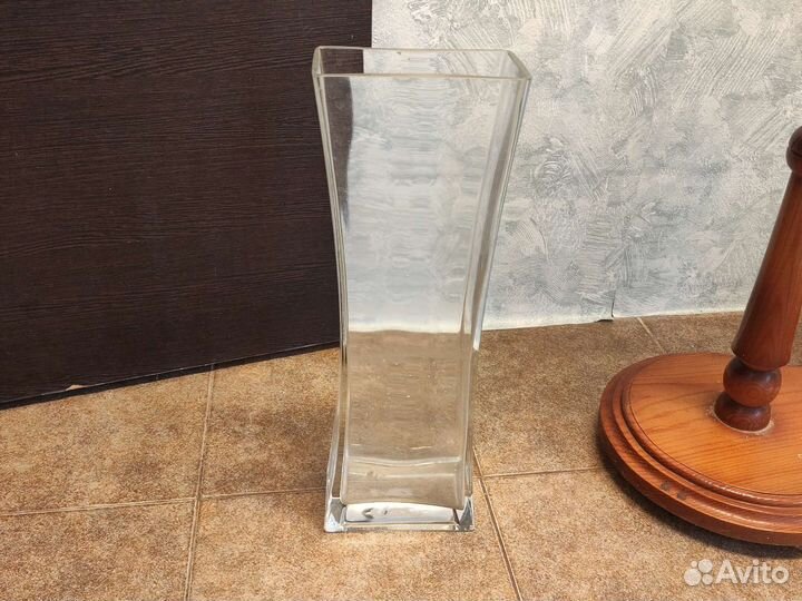 Ваза для цветов стекло 50см