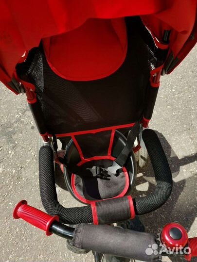 Велосипед коляска с ручкой