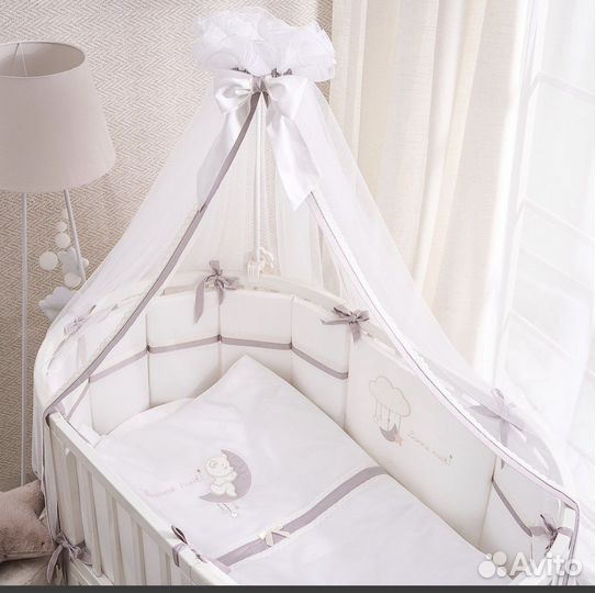 Постельный комплект в детскую кроватку Perina