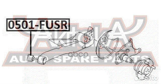 Сайлентблок задней балки 2101-fusr asva