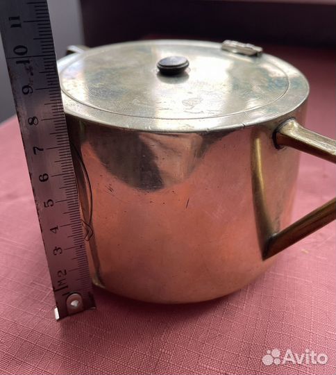 Сахарница латунная