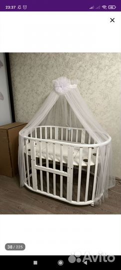 Детская кроватка трансформер