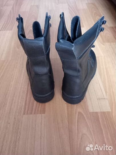 Берцы кожаные