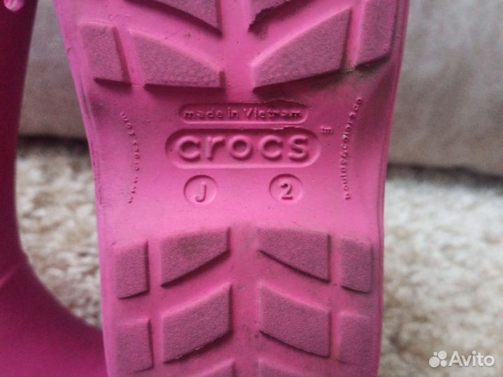 Резиновые сапоги crocs J2