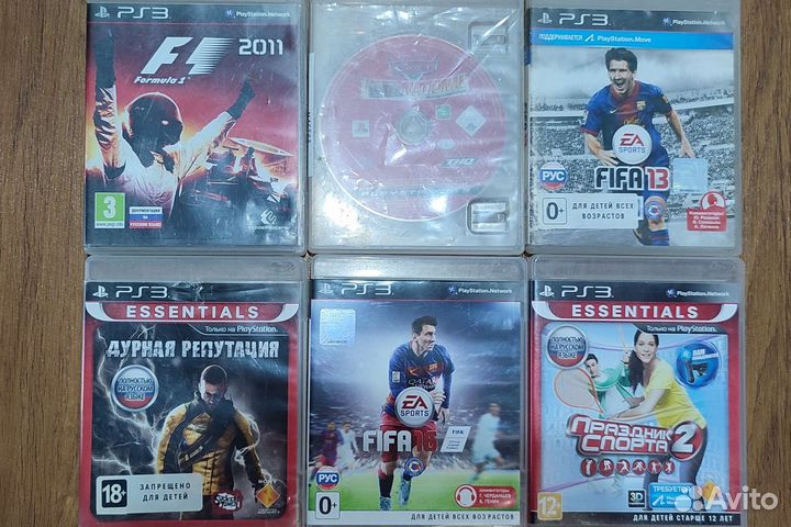 Диски на ps3