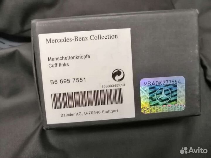 Запонки Mercedes - Benz