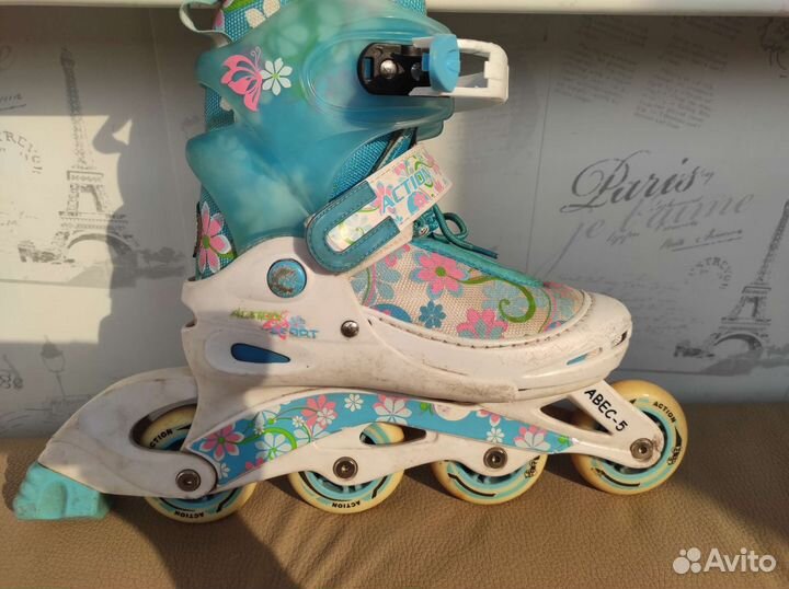 Ролики б/у размер 33-36