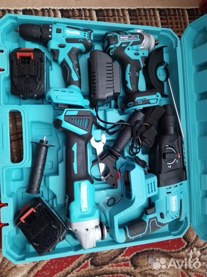 Набор инструментов 4в1 аккумуляторный makita