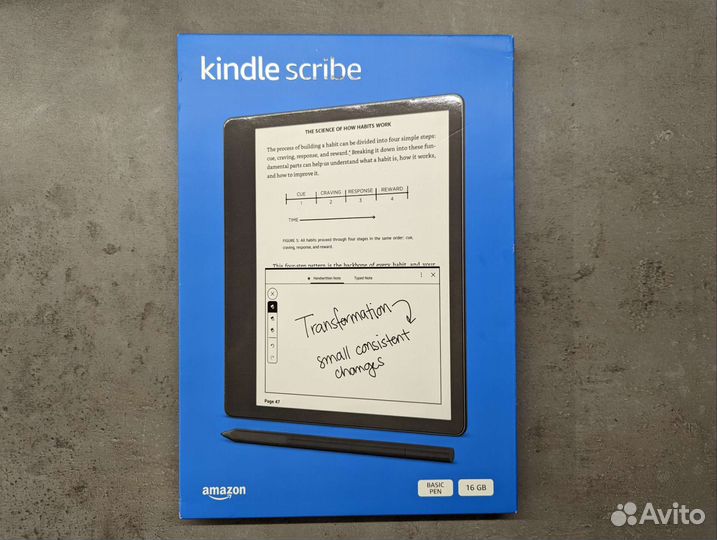 Новая Amazon Kindle Scribe 16Gb Basic Pen + чехол