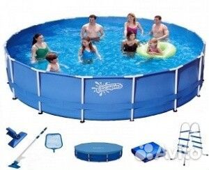 Каркасный круглый бассейн 427х132 см (новый)
