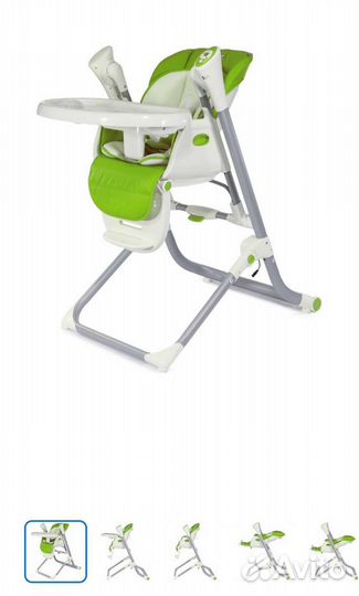 Стульчик для кормления babyton зелёный