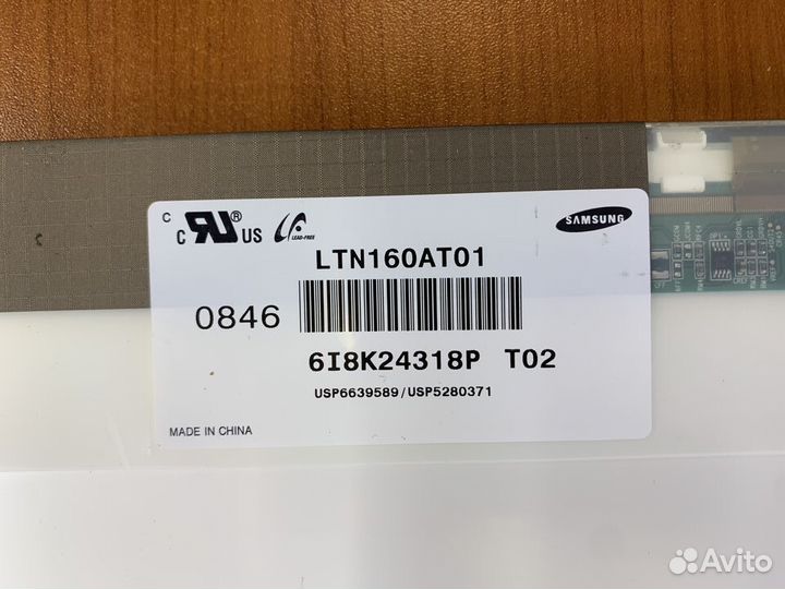 Матрица ноутбука Samsung LTN160AT01