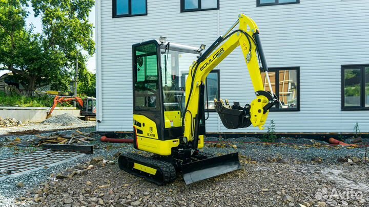 Мини-экскаватор Boulder EX18, 2024