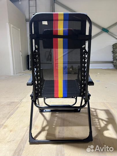 Шезлонг кресло усиленный до 200 кг